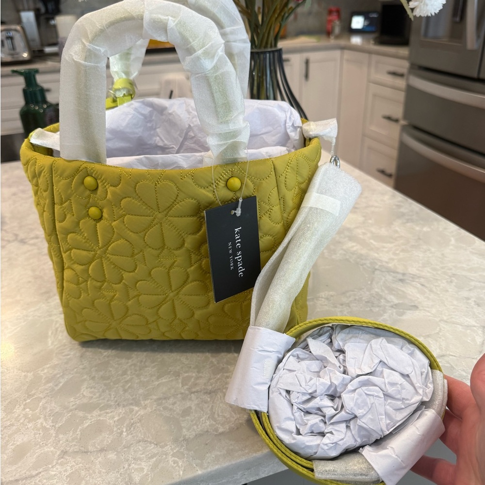 Kate Spade Tilly Quilted Fabric Small Tote - Picture 5 of 6